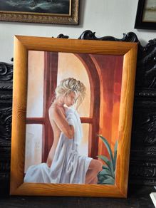 "Tenderness" by Renate Holzner Large Framed print