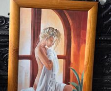 "Tenderness" by Renate Holzner Large Framed print