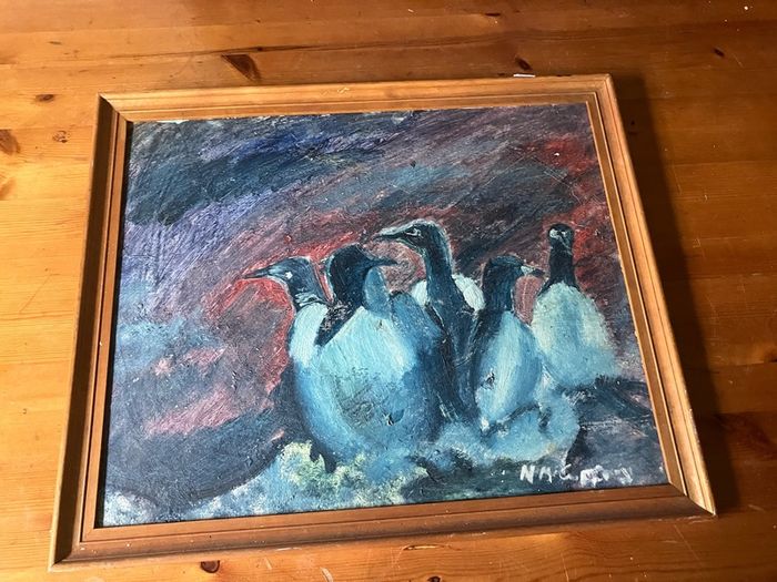 painting oil on board