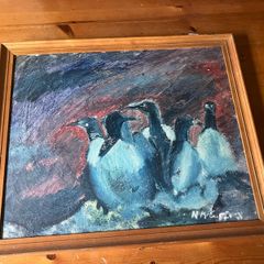 painting oil on board