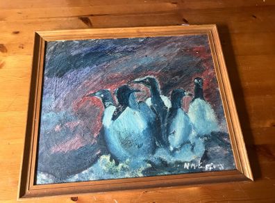 painting oil on board