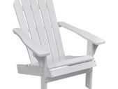 Garden Chair Wood White