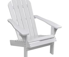 Garden Chair Wood White