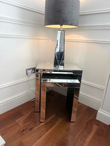 Mirrored Nest of Side Tables