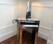 Mirrored Nest of Side Tables