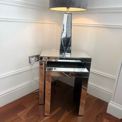 Mirrored Nest of Side Tables
