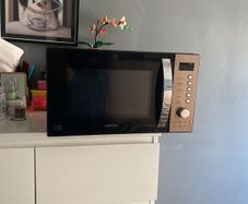 Broken microwave