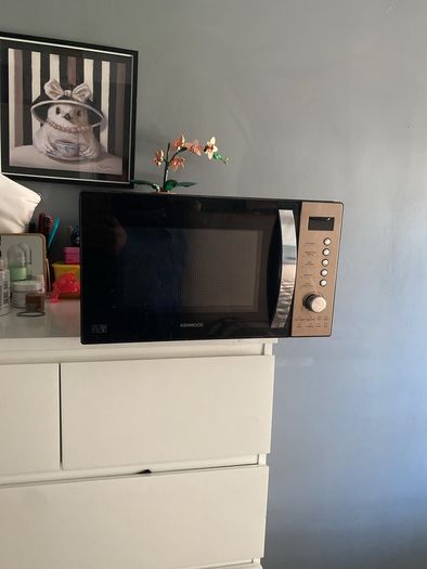 Broken microwave