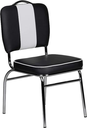 Retro vintage design funky American styled dining chair