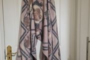 Cashmere cotton large scarf