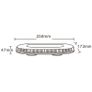 12/24V 250mm Magnetic LED Mini Beacon Light Bar Image 3