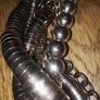 Metallic Grey Necklace Image 3