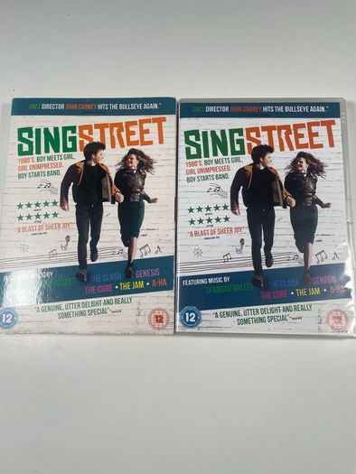 DVD Singstreet [2015] region 2 Ireland,UK complete with box, slipcase and movie