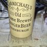 Vintage Carmichael's Old Home Brewed Ginger Beer Edinburgh Stoneware Bottle, Postage Available or Collection Image 3
