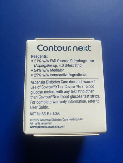 Contour Next blood glucose test strips 50 strips