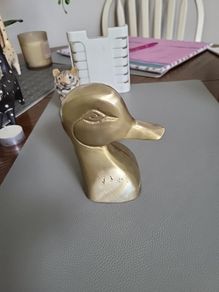 Brass ducks head