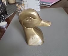 Brass ducks head