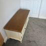 Cream & Oak TV Unit / Entertainment Cabinet Image 3