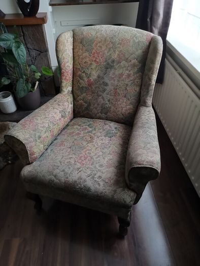 Price reduced one Antique Arm Chair, good structural condition, might benefit from upholstery