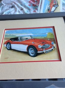 Decoupage Prints with matching double mount