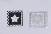 Square Decorative Frame With Star Cutting Die Or Copy