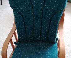 Glider Armchair and Footstool