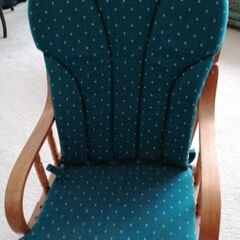 Glider Armchair and Footstool