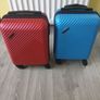 Suitcase 1  Blue & 1 Burgandy Colour Image 3