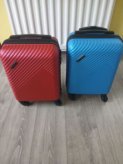 Suitcase 1  Blue & 1 Burgandy Colour