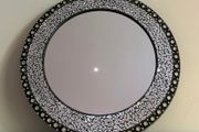 Round Mosaic Wall Mirror