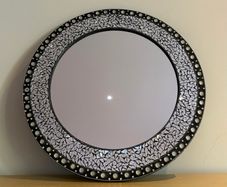 Round Mosaic Wall Mirror