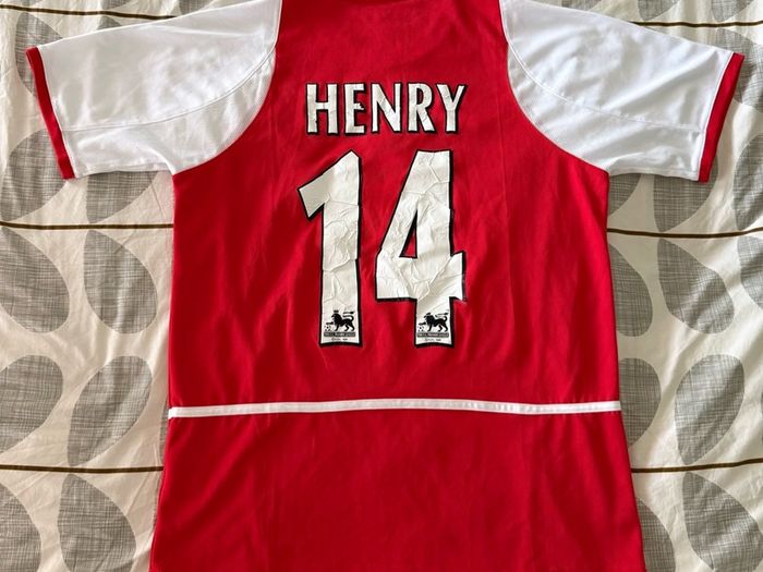 Vintage Arsenal 2004-05 Home Shirt Henry 14 L