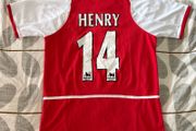 Vintage Arsenal 2004-05 Home Shirt Henry 14 L