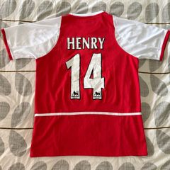 Vintage Arsenal 2004-05 Home Shirt Henry 14 L
