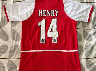 Vintage Arsenal 2004-05 Home Shirt Henry 14 L