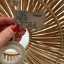 Rattan Made.com lampshade Image 3