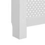 Radiator Covers 2 pcs White 172x19x81.5 cm MDF Image 5
