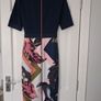 Ted Baker Midi Dress - Navy Floral - Size 3 UK 12 - RRP 195 Image 9