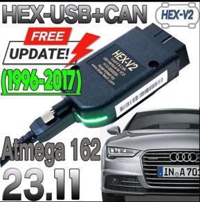Hex-Interface Update 24.7 Vag Hex V2 ATMEGA162 Skoda VAG COM VW-AUDi FT232RQ VCDS VAGCOM Scanner Autocom Diagnostic Tester