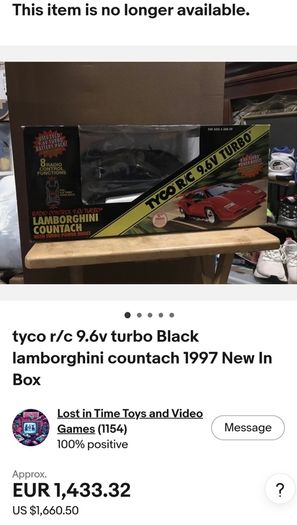 Tyco R/c turbo red lamborghini