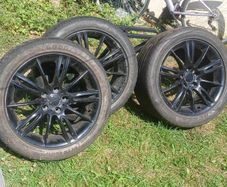 18" 5 stud Black Msport Alloys