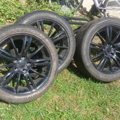 18" 5 stud Black Msport Alloys