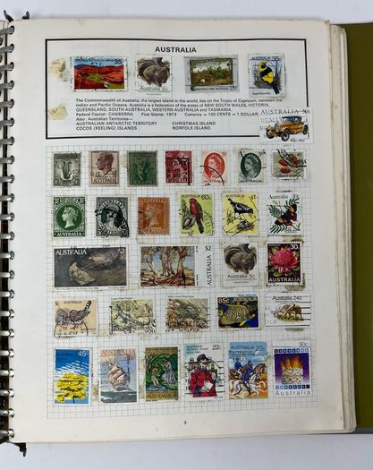 Collection: Used world collection In New World Stamp Album
