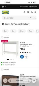 console table