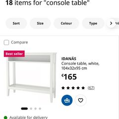 console table