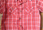 Orange Check Shirt
