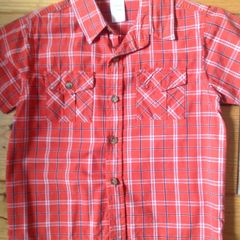 Orange Check Shirt