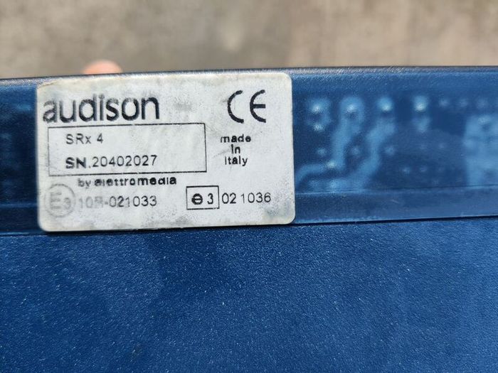 Rare Audison SRx 4 - 4 Channel Car Audio Amplifier  Rare Audison SRx 4 - 4 Channel Car Audio Amplifier