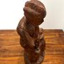 Wooden Figure Mother and Child Image 7