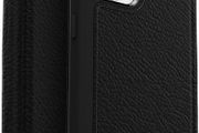 OtterBox Strada Leather Case for Samsung Galaxy S21 5G, Shockproof, Dropproof, Premium Leather Folio with Dual Card Holders, 3x Tested to Military Grade, Black, No Retail Packaging Brand OtterBox Color Black Form Factor Simple Phone Case